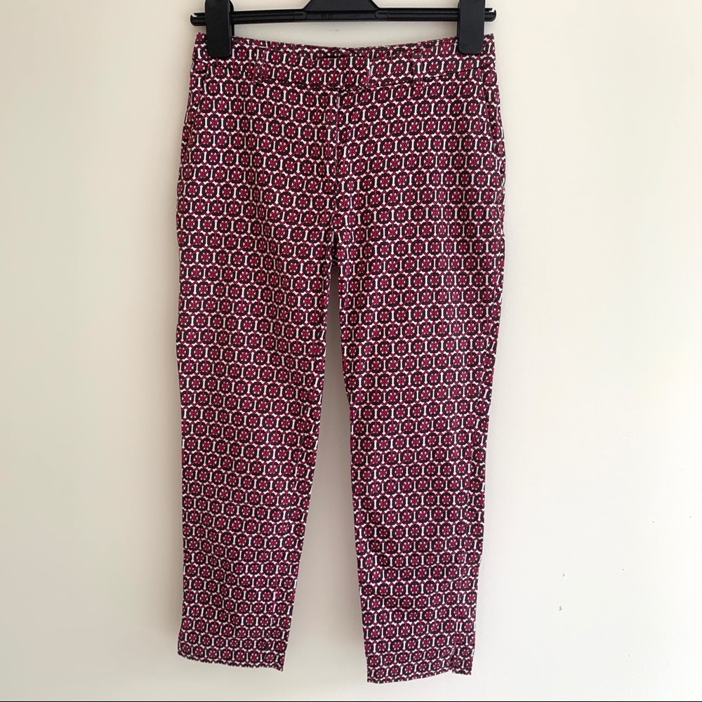 H&M Geometric Pattern Capri Pants in Size 2